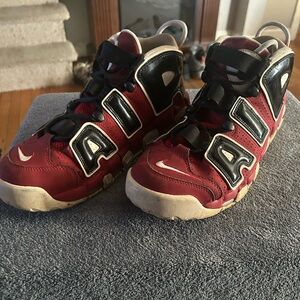 Nike Red and Black Athletic Shoes